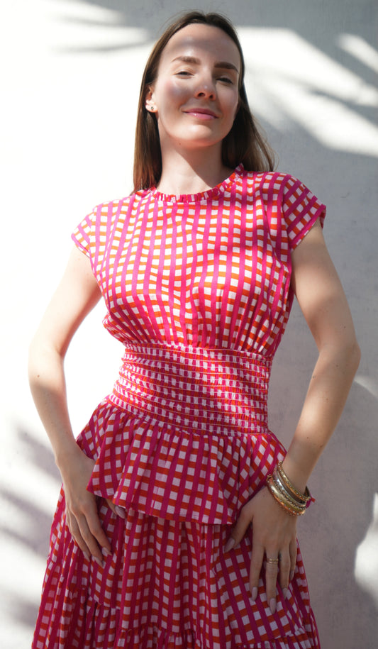 Sunset Peplum Set
